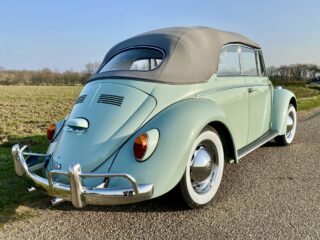 Käfer Cabrio 1965 Bahama Blue komplett restauriert – Verkauft 8