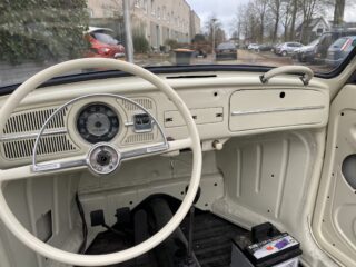 Käfer Cabriolet 1966 Perl weiss body off restauriert – Verkauft 32