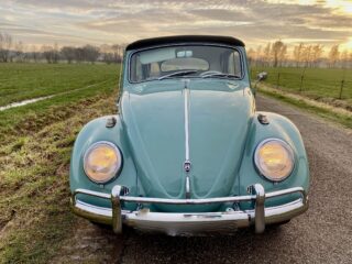 Käfer cabrio 1966 Turquoise body off restauriert – Verkauft 2