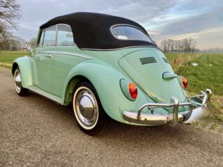 Käfer cabrio 1966 Turquoise body off restauriert – Verkauft 5