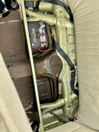 Käfer Cabrio 1965 Kiwi Grün body off restauriert – Verkauft 26