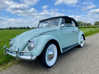 Volkswagen kever cabriolet uit 1963 nieuw binnen 1