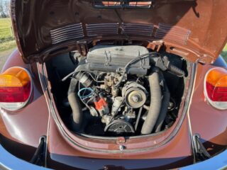 Kever cabrio 1303 bruin met beige Sonnenland Kap in perfecte staat 2